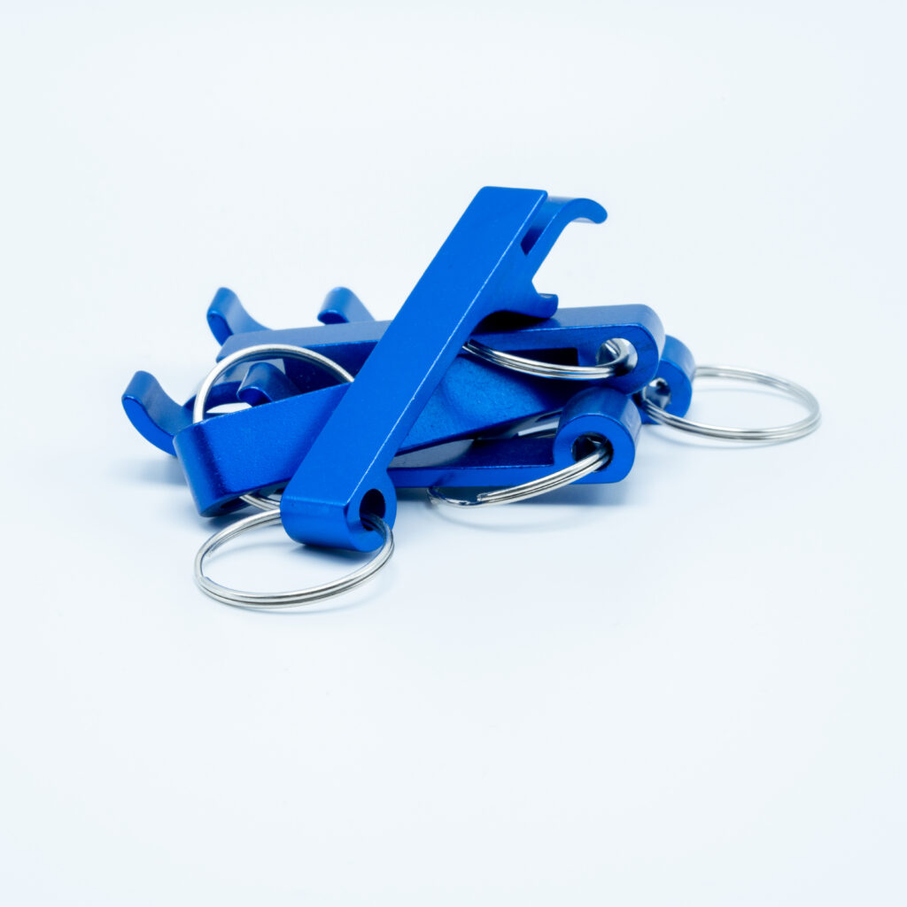 aluminium, bieropener, sleutelhanger, promotiemateriaal, gepersonaliseerd